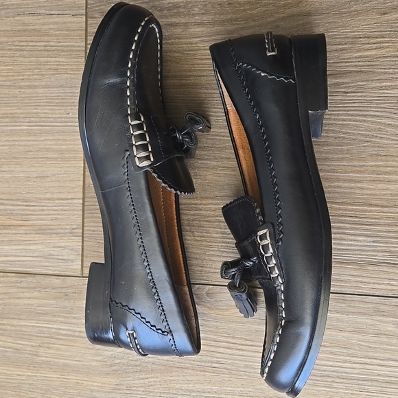 Coach Haydee Leather Tassle Loafers - Picture 6 of 9